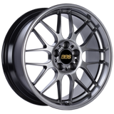 BBS RG-R 19x8.5 5x120 ET32 Diamond Black Wheel -82mm PFS/Clip Required