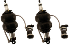 Load image into Gallery viewer, Ridetech TQ Series ShockWaves 3.2in Travel 6.5in dia Double Convoluted .625in Bearing/2in Stud
