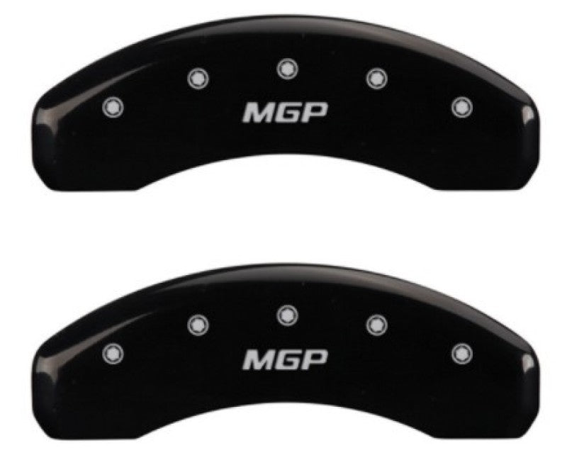 MGP 2 Caliper Covers MGP Black Finish Silver Characters 2018 Chevrolet Tahoe