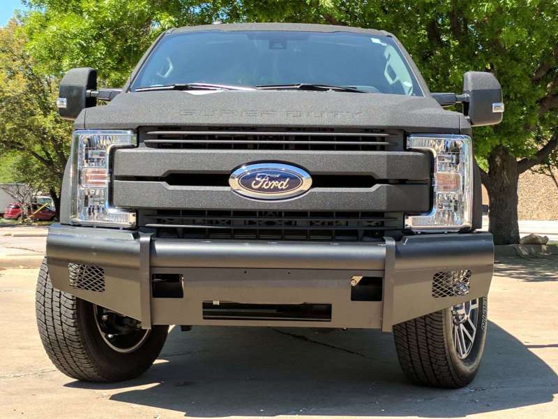 Road Armor 17-20 Ford F-250 Vaquero Front Non-Winch Bumper - Tex Blk