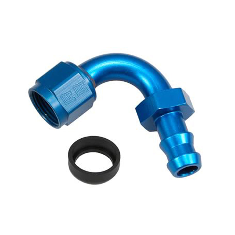 Russell Performance -8 AN Twist-Lok 120 Degree Hose End (3/4in Radius)