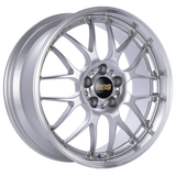 BBS RS-GT 19x8.5 5x112 ET32 Diamond Silver Center Diamond Cut Lip Wheel -82mm PFS/Clip Required