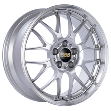 Load image into Gallery viewer, BBS RS-GT 18x8 5x130 ET50 CB71.6 Diamond Silver Center Diamond Cut Lip Wheel