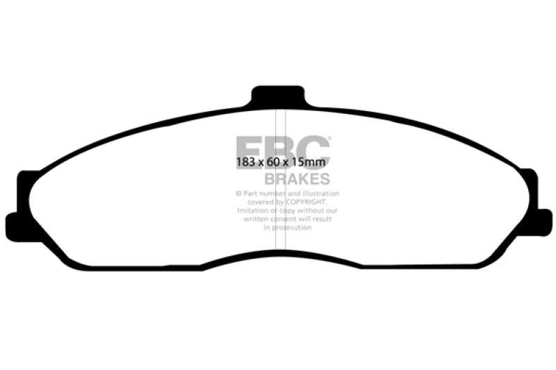 EBC 03-04 Cadillac XLR 4.6 Ultimax2 Front Brake Pads