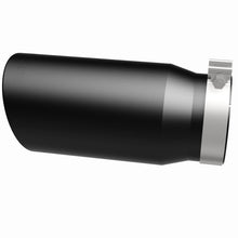 Load image into Gallery viewer, MagnaFlow Tip Stainless Black Coated Single Wall Round Single Outlet 6in Dia 5in Inlet 13in L