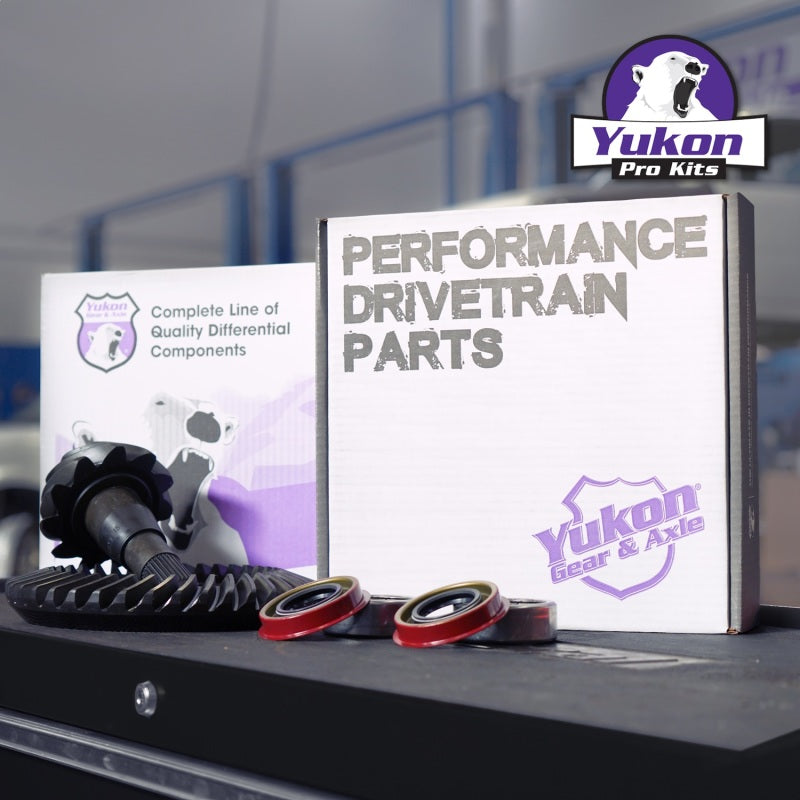 Yukon 8.5in GM 3.42 Rear Ring & Pinion Install Kit Axle Bearings 1.625in Case Journal