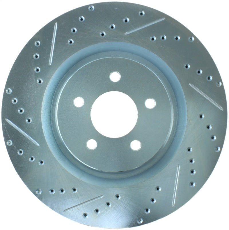 StopTech Select Sport 07-10 Ford Shelby Slotted and Drilled Right Rotor