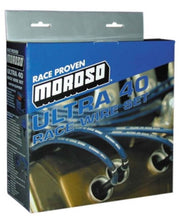 Load image into Gallery viewer, Moroso Chevrolet Small Block Ignition Wire Set - Ultra 40 - Unsleeved - Non-HEI - Over Valve - Black