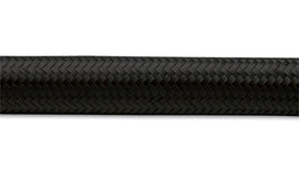 Vibrant -4 AN Black Nylon Braided Flex Hose (5 foot roll)
