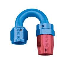 Load image into Gallery viewer, Russell Performance -10 AN Red/Blue 180 Degree Full Flow Swivel Hose End (With 15/16in Radius)