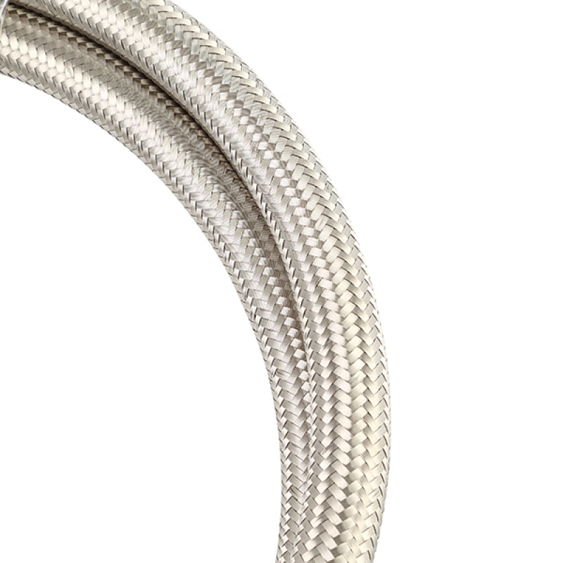 Mishimoto 6Ft Stainless Steel Braided Hose w/ -6AN Fittings - Stainless