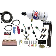 Load image into Gallery viewer, Nitrous Express 4 Cyl SX2 Nozzle Nitrous Kit (100-300HP x 2) w/10lb Bottle