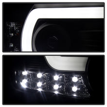 Load image into Gallery viewer, Spyder GMC Sierra 14-16 Projector Headlights Light Bar DRL Black PRO-YD-GS14-LBDRL-BK