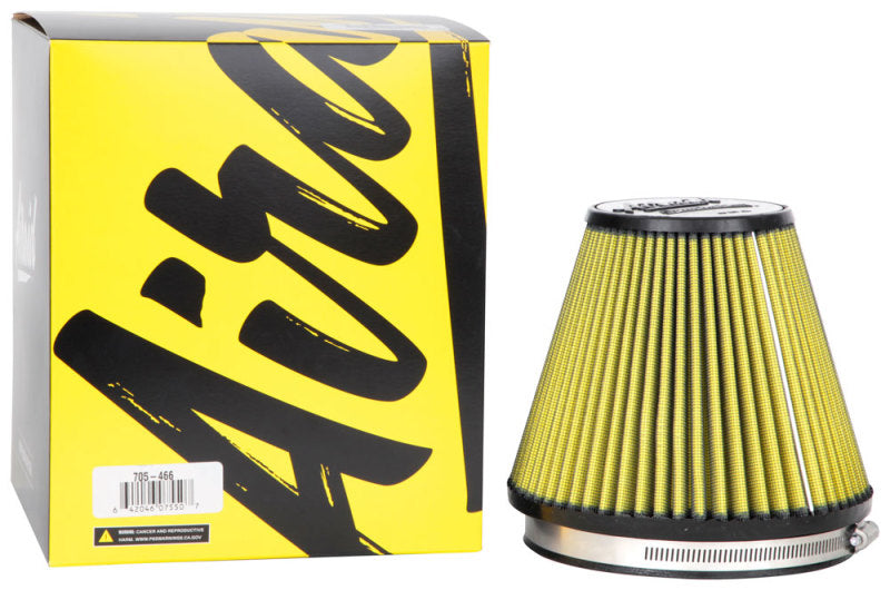 Airaid Universal Air Filter - Cone 6in Flange x 7-1/2in Base x 3-7/8in Top x 6in Height