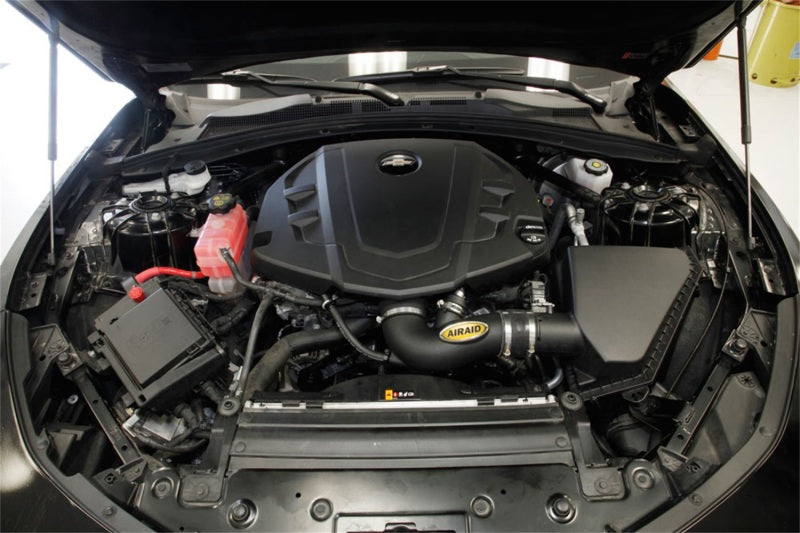 Airaid 16-18 Chevrolet Camaro 3.6L V6 F/I Airaid Jr Intake Kit - Dry / Red Media