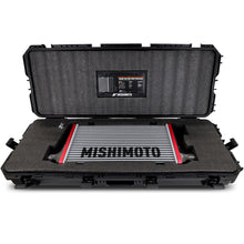 Load image into Gallery viewer, Mishimoto Universal Carbon Fiber Intercooler - Gloss Tanks - 525mm Silver Core - C-Flow - C V-Band