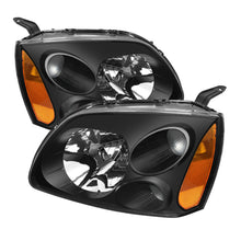 Load image into Gallery viewer, Xtune Mitsubishi Galant 04-08 Amber Crystal Headlights Black HD-JH-MG04-AM-BK