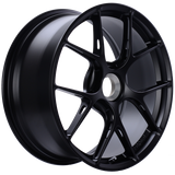 BBS FI-R 21x12.5 Center Lock ET48 CB84 Satin Black Wheel