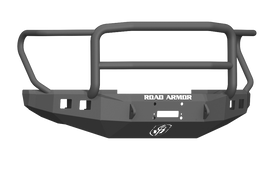 Road Armor 17-20 Ford F-250 Stealth Wide Fender Front Winch Bumper w/Lonestar Guard - Tex Blk