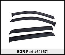 Load image into Gallery viewer, EGR 14+ Chev Silverado Ext Cab Tape-On Window Visors - Set of 4