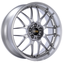 Load image into Gallery viewer, BBS RS-GT 19x10 5x120 ET25 Diamond Silver Center Diamond Cut Lip Wheel -82mm PFS/Clip Required