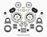 Wilwood Forged Dynalite-M Front Kit 10.75in Drilled 1950-1955 MG-TD/TF