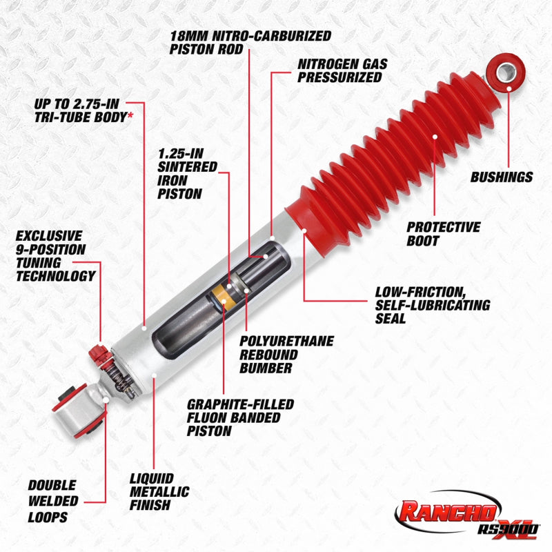 Rancho 92-94 Chevrolet Blazer / Full Size Front RS9000XL Shock