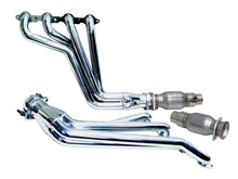 Load image into Gallery viewer, BBK 10-15 Camaro LS3 L99 Long Tube Exhaust Headers With Converters - 1-3/4 Chrome