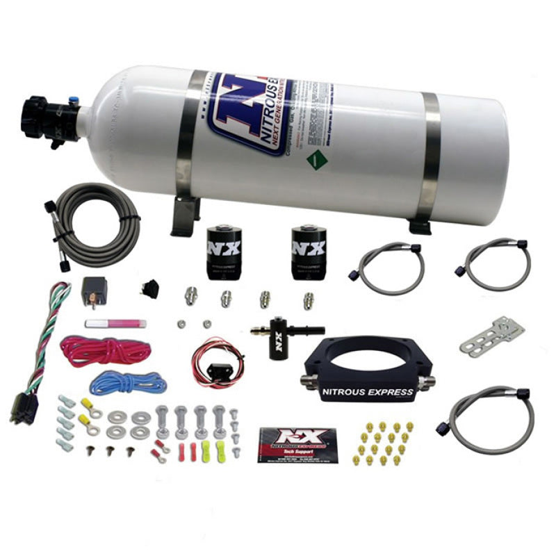 Nitrous Express 2014+ Chevrolet Corvette C7 Nitrous Plate Kit (50-300HP) w/15lb Bottle