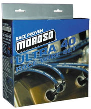 Load image into Gallery viewer, Moroso Chevrolet Big Block Ignition Wire Set - Ultra 40 - Sleeved - HEI - Crab - 90 Degree -Blue