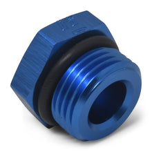 Load image into Gallery viewer, Russell Performance -6 AN Straight Thread Plug (Blue)