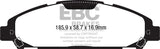 EBC brake Ultimax2 brake Pads