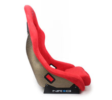 Load image into Gallery viewer, NRG FRP Bucket Seat ULTRA Edition - Medium (Red Alcantara/Pearlized Back)