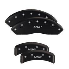 Load image into Gallery viewer, MGP 4 Caliper Covers Engraved Front &amp; Rear MGP Red finish silver ch