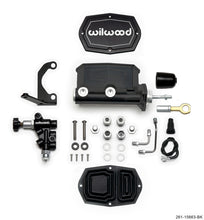 Load image into Gallery viewer, Wilwood Compact Tandem M/C - 7/8in Bore w/RH Bracket and Valve (Mustang Pushrod) - Black