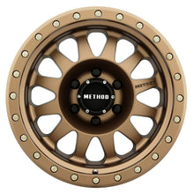 Load image into Gallery viewer, Method MR304 Double Standard 17x8.5 0mm Offset 6x135 94mm CB Method Bronze Wheel