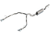 Borla 21-22 Chevrolet Tahoe 6.2L V8 2/4WD 4DR Brushed T-304 Stainless Steel Touring Cat-Back Exhaust