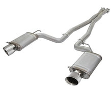 Load image into Gallery viewer, aFe Mach Force-Xp 3in CB Stainless Steel Dual Exhaust System w/Polished Tips 09-15 Cadillac CTS-V