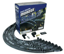 Load image into Gallery viewer, Moroso Chevrolet Small Block Ignition Wire Set - Ultra 40 - Sleeved - HEI - 90 Degree - Black