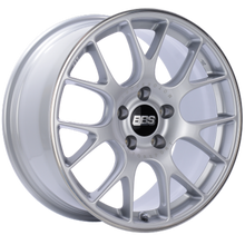 Load image into Gallery viewer, BBS CH-R 20x9 5x112 ET25 CB66.5 Brilliant Silver Polished Rim Protector Wheel