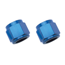 Load image into Gallery viewer, Russell Performance -8 AN Tube Nuts 1/2in dia. (Blue) (2 pcs.)