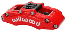 Load image into Gallery viewer, Wilwood Caliper - AT6 Lug Mount Red 1.75in/1.38in/1.38in Piston .75in Rotor - Right Side