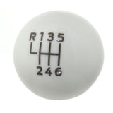 Ford Racing 15-19 Ford Mustang EcoBoost / GT w/ 6-Speed Manual Transmission Bullitt White Shift Knob