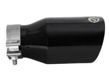 Load image into Gallery viewer, aFe MACH Force-Xp Univ 304 SS Double-Wall Clamp-On Exhaust Tip - Black - 3in Inlet - 4.5in Outlet