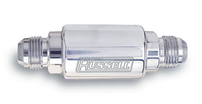 Russell Performance Polished Aluminum (3in Length 1-1/4in dia. -6 x 3/8in male NPT inlet/outlet)