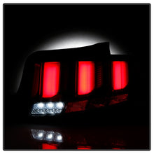 Load image into Gallery viewer, Spyder 10-12 Ford Mustang - Light Bar Seq. Turn Signal LED Tail Lights - Black - ALT-YD-FM10-LED-BK