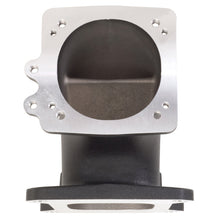 Load image into Gallery viewer, Edelbrock High Flow Intake Elbow 95mm Throttle Body to Square-Bore Flange Black Finish