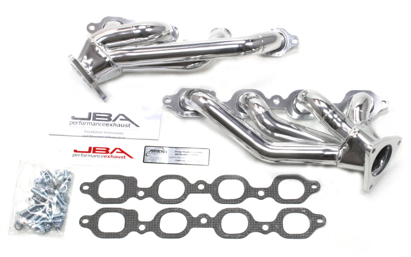 JBA 14-19 GM Truck 5.3L/6.2L DFI 1-5/8in Primary Silver Ctd Cat4Ward Header