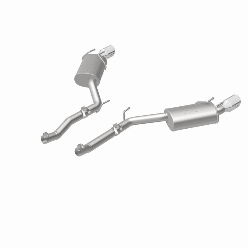 MagnaFlow Axle-Back Stainless Dual Split 4in Polished Tips 10-15 Chevrolet Camaro Convert. 3.6L V6