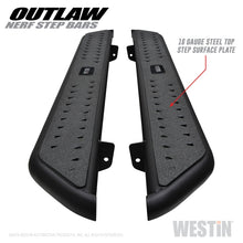 Load image into Gallery viewer, Westin 15-20 Ford F-150 SuperCab / 17-20 F-250/350 SuperCab Outlaw Nerf Step Bars - Textured Black